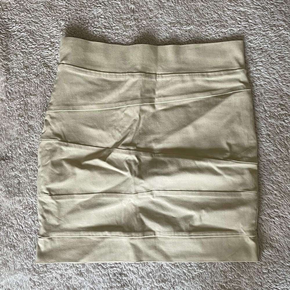 Bandage skirt tan beige
